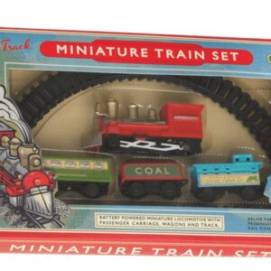 Traditionele miniatuur treinset