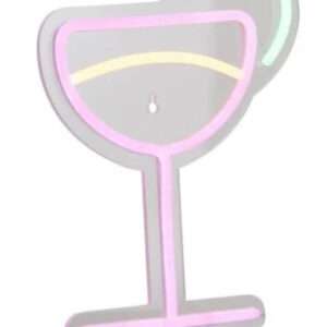Leitmotiv neon licht cocktail multi colour