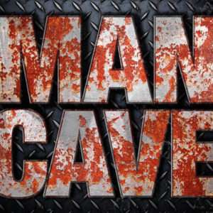 Metalen Retrobord Man Cave